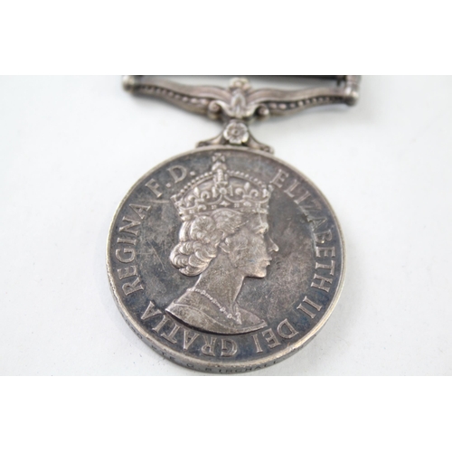 2416 - An Elizabeth II General Service medal with Malaya clasp presented to 23334040 Pte G. Birchall R.A.O.... 