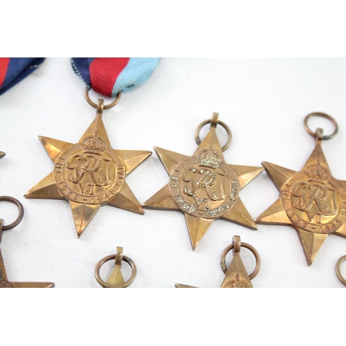 2417 - Ten WWII 1939-1945 Star medals