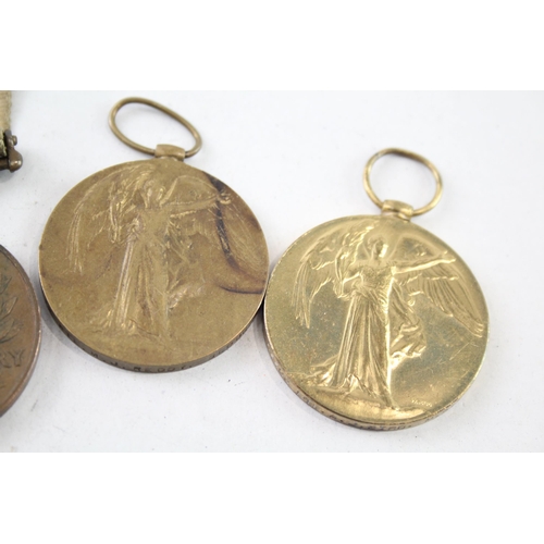 2421 - Four George V medals, two Victory presented to 35112 Pte. M.J. Reddy Glouc. R. and 64453 Pte. A. J. ... 