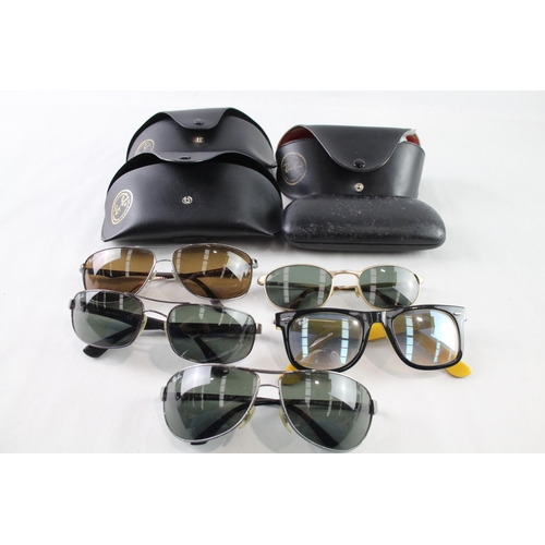 529 - Five pairs of Ray-Ban sunglasses