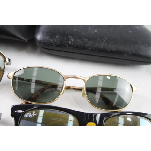 529 - Five pairs of Ray-Ban sunglasses