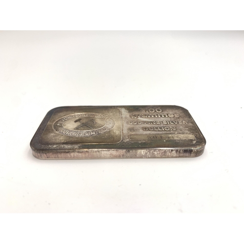 2382 - A boxed Johnson Matthey Bankers Limited .999 fine silver bullion ingot - approx. gross weight 100g