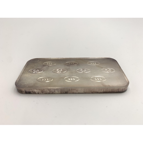 2382 - A boxed Johnson Matthey Bankers Limited .999 fine silver bullion ingot - approx. gross weight 100g