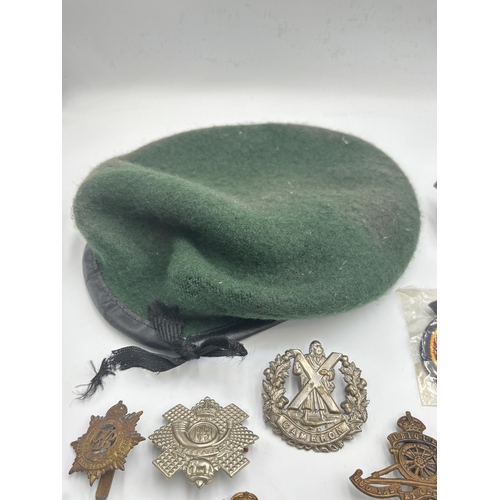 2448 - A collection of mostly militaria to include WWI British War medal presented to 38911 Pte. J. Turley ... 