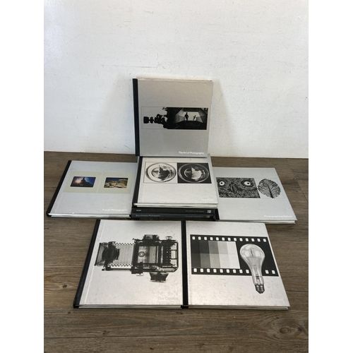 555 - A set of nine Time Life Books 'Life Library of Photography' hardback books comprising Photographing ... 