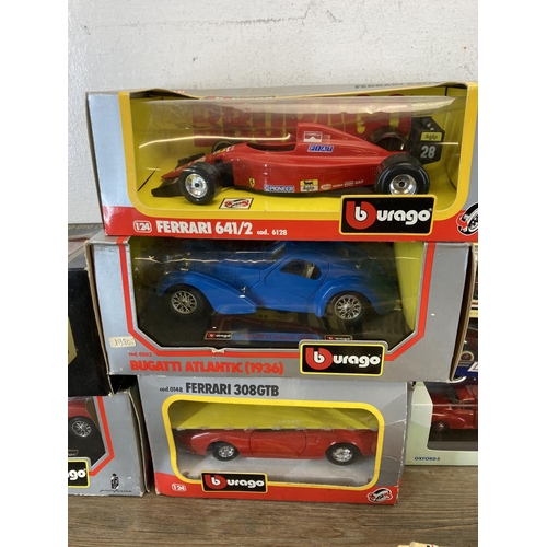 494 - A collection of boxed diecast model vehicles to include Bburago, Oxford Commercials, Lledo etc.