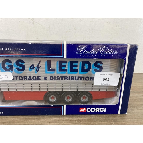 501 - A boxed Corgi Limited Edition J. Long & Sons (Haulage) Ltd. DAF XF Cab Curtainside Lorry - no. CC132... 