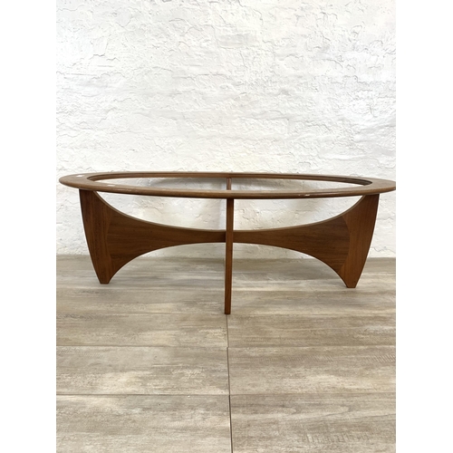 64 - A mid 20th century G Plan Astro teak oval coffee table