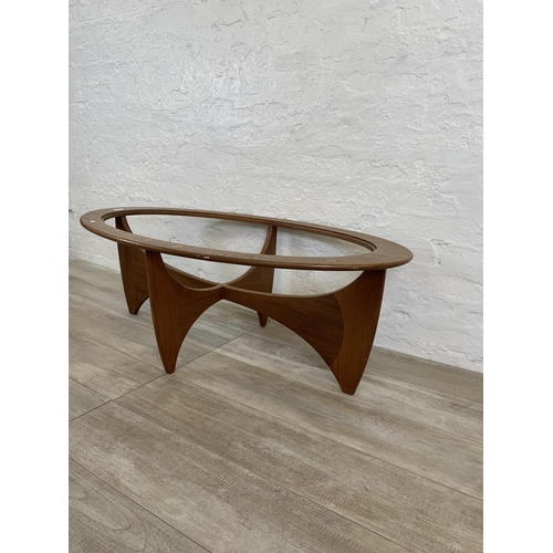 64 - A mid 20th century G Plan Astro teak oval coffee table