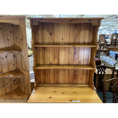 70 - Two pieces of pine furniture, one dresser and one frees tanding corner cabinet