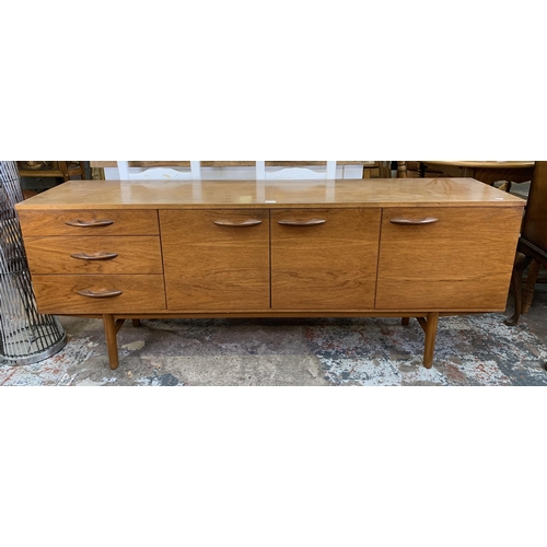 79 - A mid 20th century Avalon teak sideboard - approx. 72cm high x 183cm long x 43cm deep