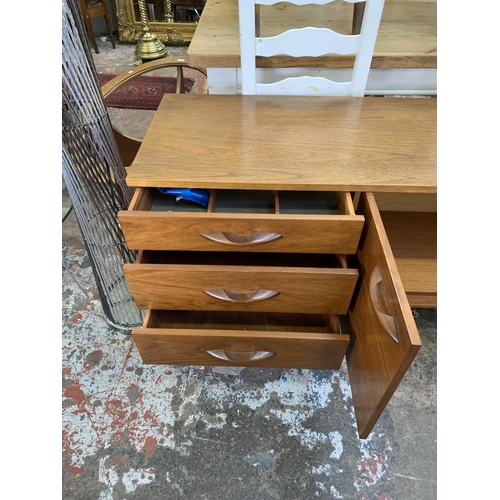 79 - A mid 20th century Avalon teak sideboard - approx. 72cm high x 183cm long x 43cm deep