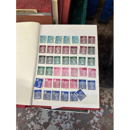 542 - Six boxes containing a large collection of first day covers and worldwide stamps