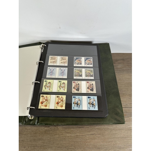 548 - Three albums containing a collection of modern British stamps