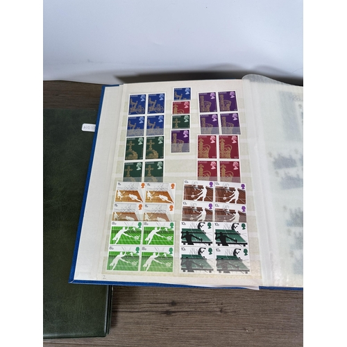 548 - Three albums containing a collection of modern British stamps