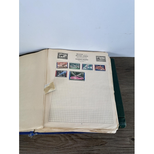 549 - Six albums containing a collection of worldwide stamps