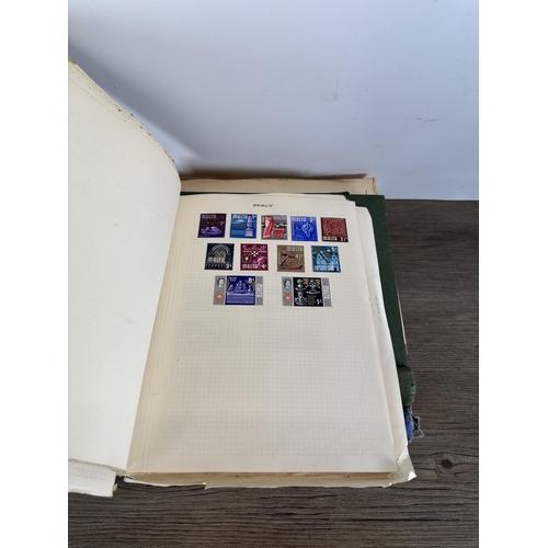 549 - Six albums containing a collection of worldwide stamps