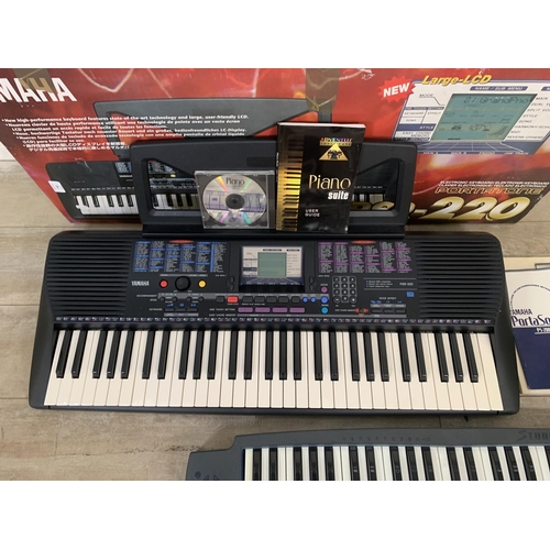 718 - Two keyboards, one Studiologic CMK149 MIDI controller with Piano Suite Premier software disc with in... 