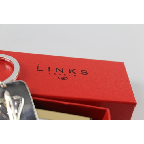A boxed Links of London sterling silver Concorde keyring - approx