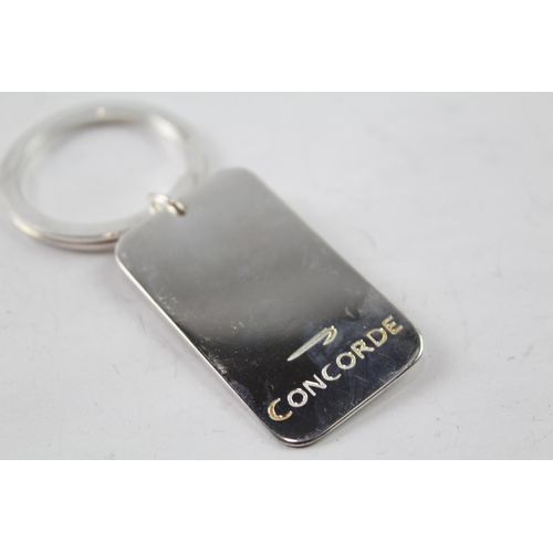 A boxed Links of London sterling silver Concorde keyring - approx