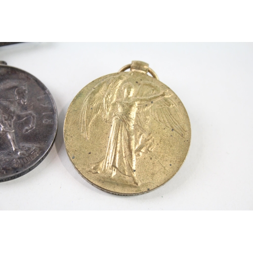 2311 - A WWI medal pair presented to 242714 Pte T. Monkhouse. Y.&.L. R.