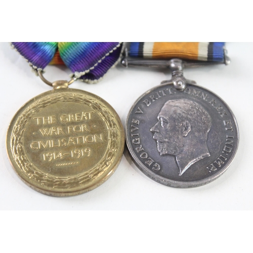 2313 - A WWI medal pair presented to WR-313863 Spr. R.A. Huntington. R.E.