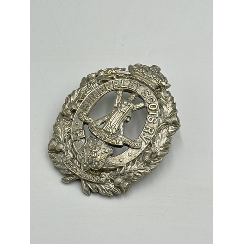 2330 - A Kimberley Scots. RV. cap badge