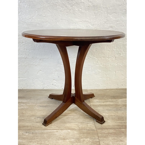 72 - A mid 20th century Danish afromosia circular occasional table - approx. 76cm high x 86cm diameter