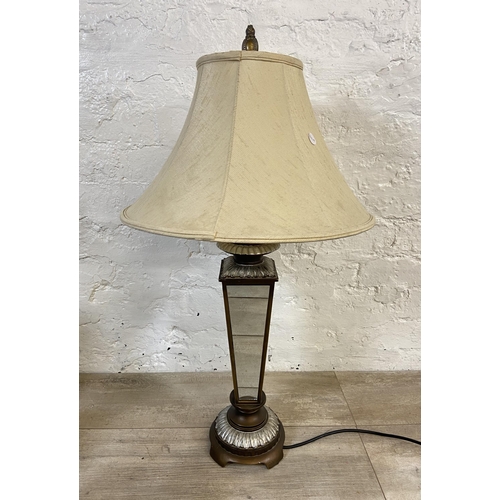 92 - Four modern table lamps - largest approx. 74cm high