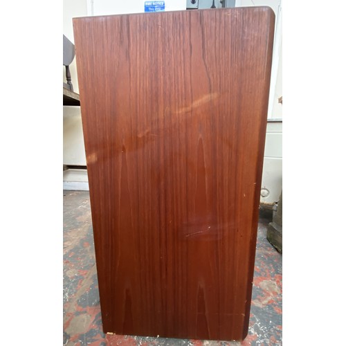 70A - A mid 20th century Danish Mogens Kold teak chest of drawers - approx. 89cm high x 80cm wide x 45cm d... 