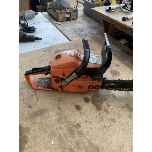 1051 - A Kiam KM58-20 petrol chainsaw