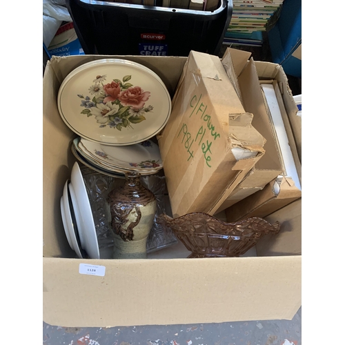 1128 - A collection of items to include four boxed The Royal Horticultural Society Chelsea Flower Show Plat... 