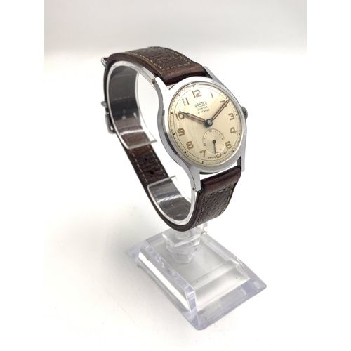 2128 - A Roamer Junior 17 jewels hand wind men's wristwatch