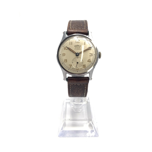 2128 - A Roamer Junior 17 jewels hand wind men's wristwatch