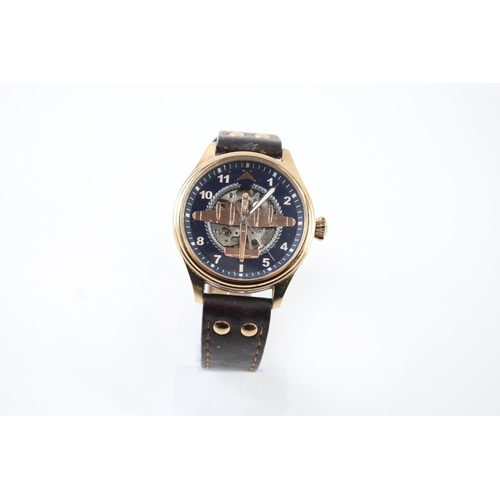 2116 - A Skeletal Dambuster hand wind men's wristwatch