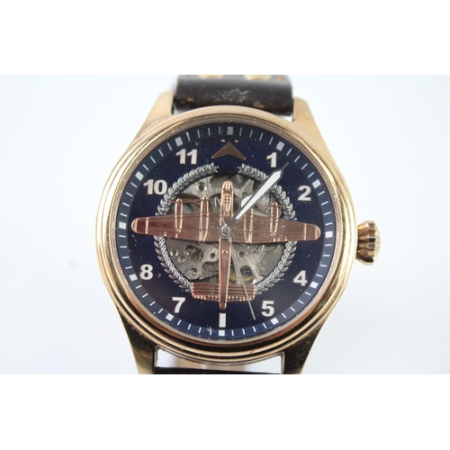 2116 - A Skeletal Dambuster hand wind men's wristwatch