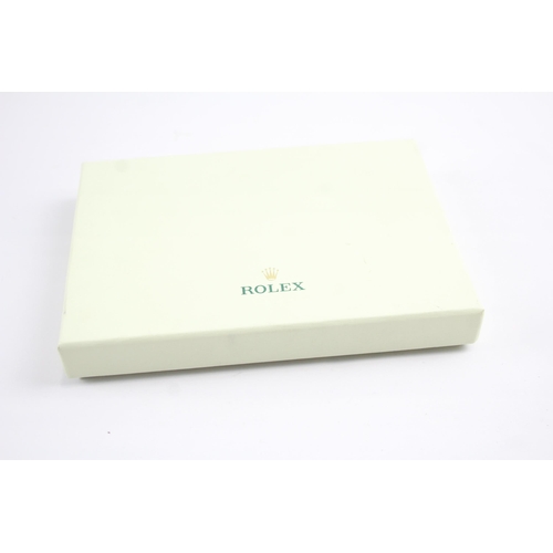 2138 - A boxed Rolex brown leather pocket notebook