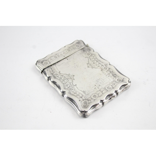 2175 - A sterling silver calling card case - approx. gross weight 47g