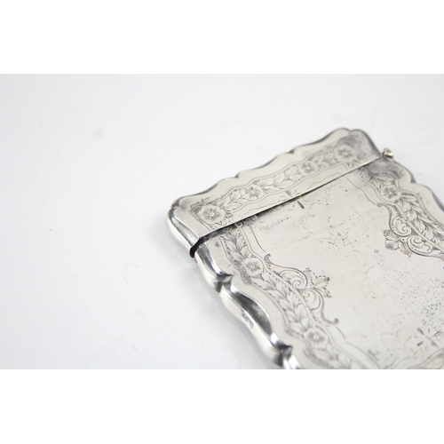 2175 - A sterling silver calling card case - approx. gross weight 47g