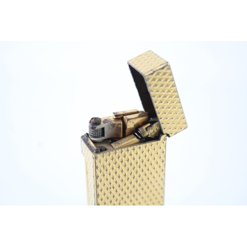 2208 - A Dunhill Rollagas gold plated pocket lighter