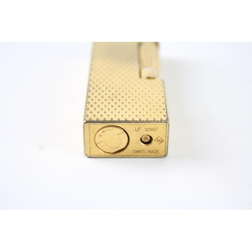 2208 - A Dunhill Rollagas gold plated pocket lighter