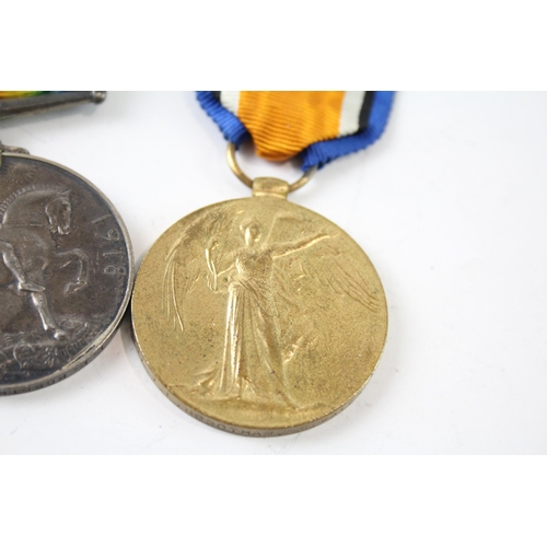 2229 - A WWI medal pair presented to 45613 Pte. T.E Robotham S. Wales Borderers