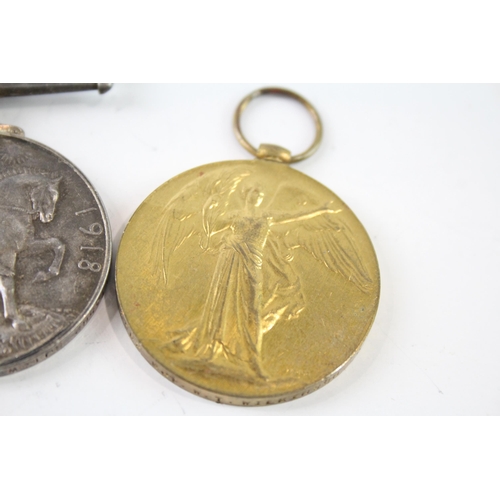 2232 - A WWI medal pair  presented to M2-113562 Sjt. W.T. Wilkinson ASC