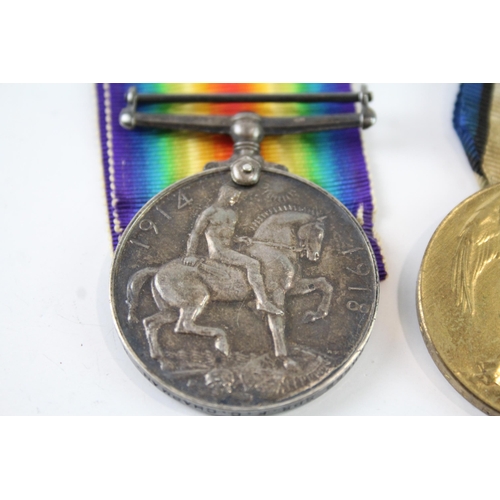 2240 - A WWI medal pair presented to 388662 Spr F.C. Chapman RE.