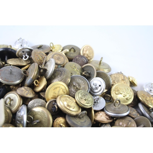 2251 - A collection of mixed uniform buttons to include military, police, fire and service etc.