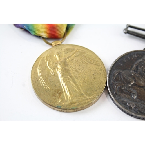 2252 - A WWI medal pair  presented to SS109894 J.P. Adkin Sto.I R.N.