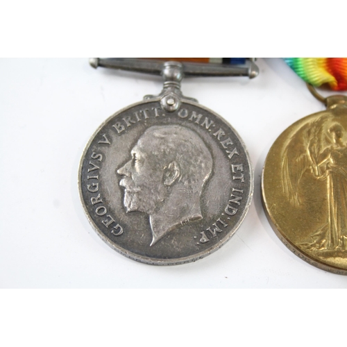 2253 - A WWI mounted medal pair presented to 931056 Bmbr. G. Horne R.A.