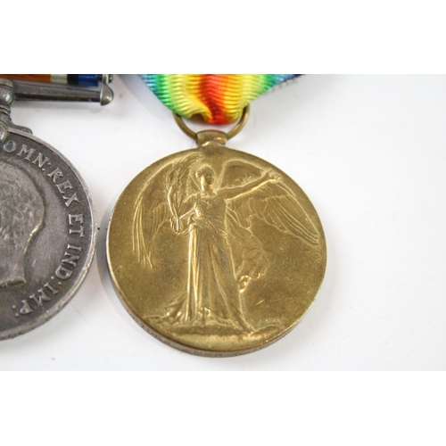 2253 - A WWI mounted medal pair presented to 931056 Bmbr. G. Horne R.A.