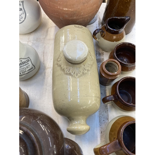 333 - A collection of 19th century and later ceramics to include Maw's improved inhaler, Lovatts Langley s... 