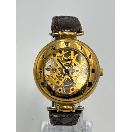 2132 - A Limit skeleton automatic men's wristwatch